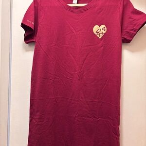 In Time for Valentine's Day - Very Soft, Red Sleep Shirt